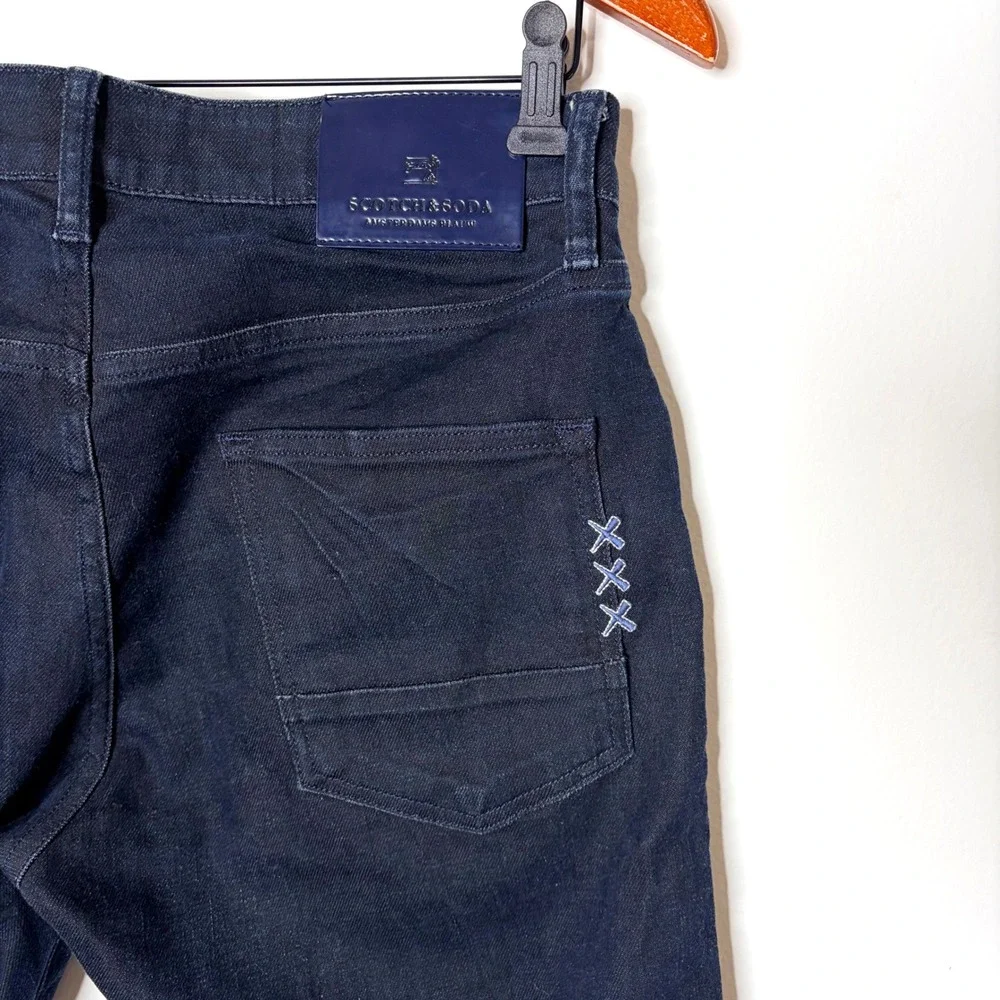 Scotch & Soda Ralston Jeans Mens 31x32 Indigo Blue Excellent Slim Fit Denim
